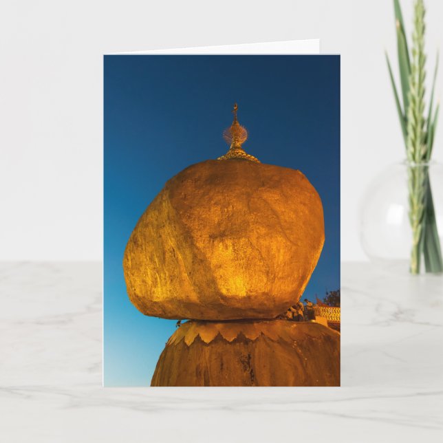 Kyaiktiyo Pagoda Kort (Framsida)