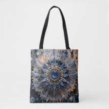 Kyanit Mandala-handväska