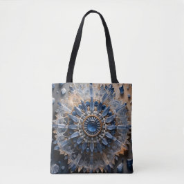 Kyanit Mandala-handväska Tygkasse