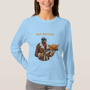 Kyborg Kalkonens Thanksgiving-Hämnd T Shirt