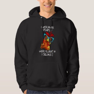 Kyckleriet önskar att fler människor var flytande hoodie