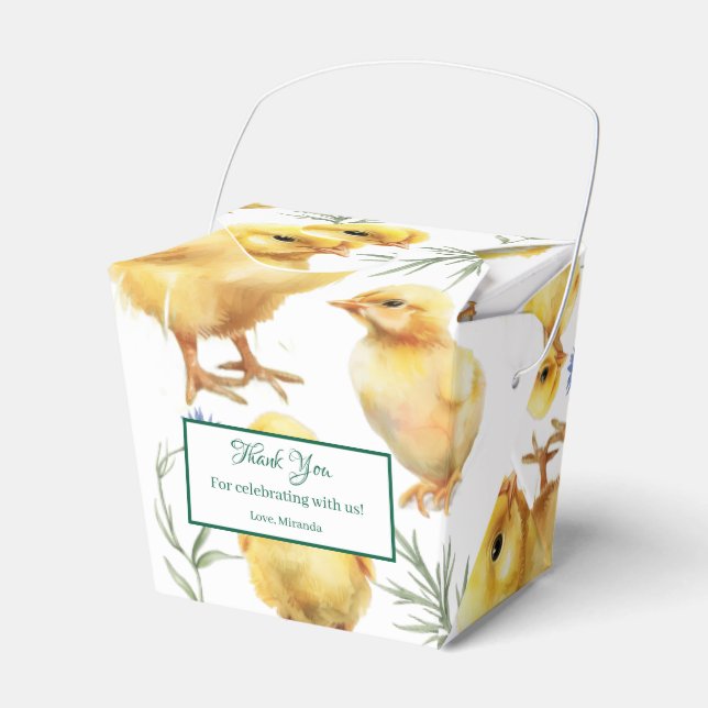 Kyckling 1:a födelsedag Fårdjur Födelsedag Presentaskar (Framsidan Sidan)