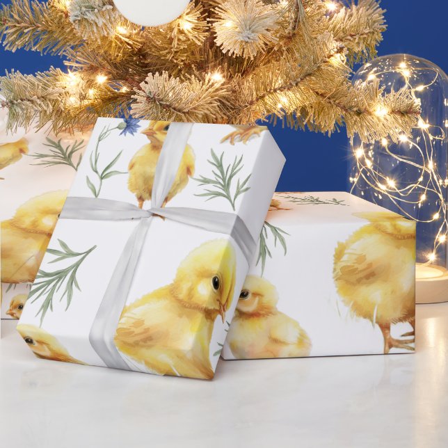Kyckling 1:a födelsedag Fårdjur Födelsedag Presentpapper (Helgdagar)