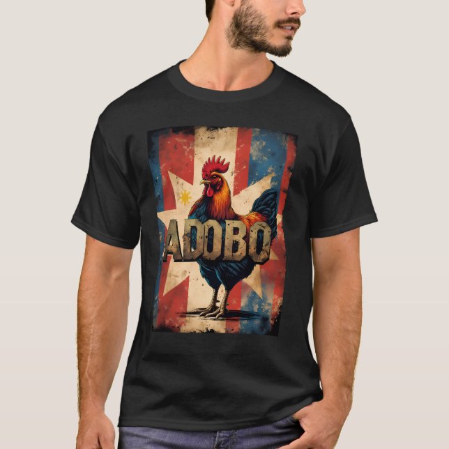 Kyckling Adobo Philippines T-Shirt - Pinoy Stolthe (Framsida)