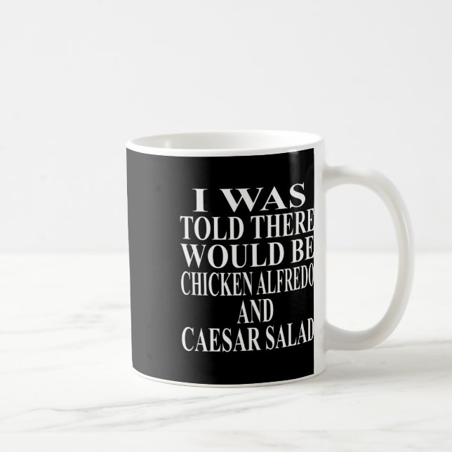 Kyckling Alfredo Kläder Awesome Rollig Caesar Sall Kaffemugg (Höger)