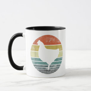Kyckling Älskare Gåvor Rolig Bonde Retro Vintage B Mugg