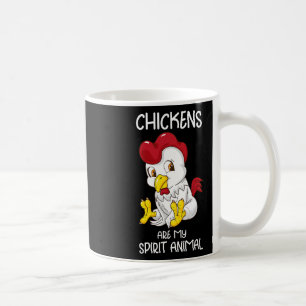 Kyckling Andligt Djur Kvinnor Kycklingbonde Coop C Kaffemugg
