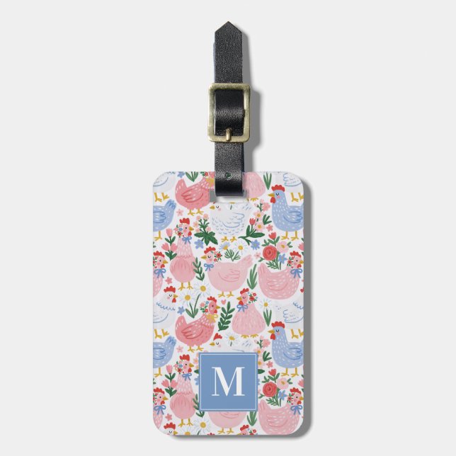 Kyckling Bagage Tag Bagagebricka (Vertikal Framsida)