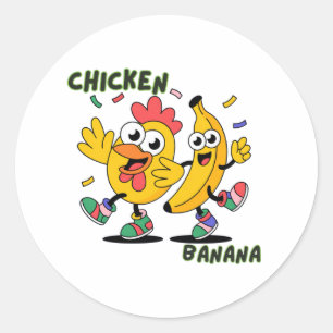 KYCKLING BANAN DANS RUNT KLISTERMÄRKE