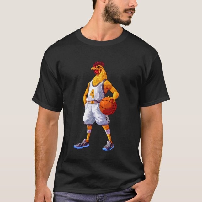 Kyckling Basket T Shirt (Framsida)