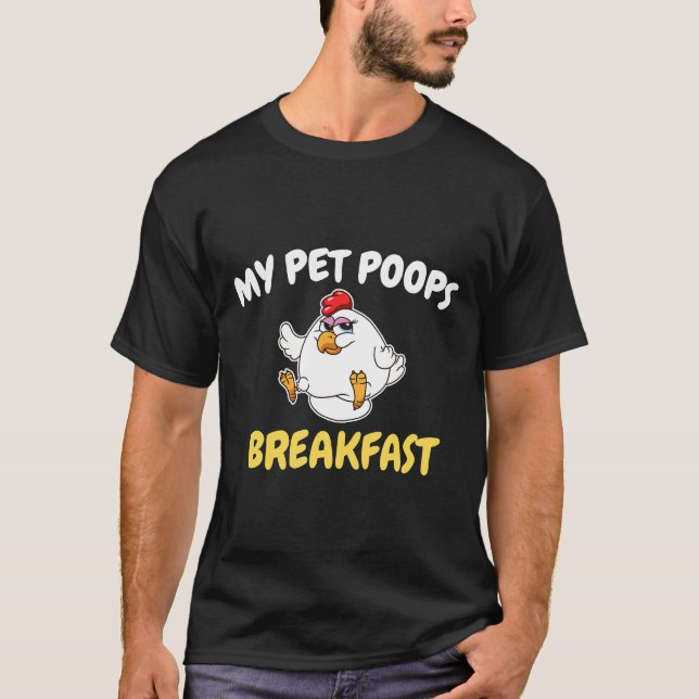 Kyckling Bedårande Höna Fågel Ägg Söt Kyckling Fåg T Shirt (Framsida)