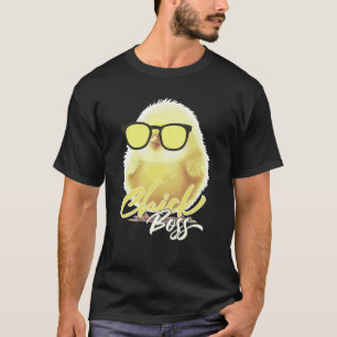 Kyckling Boss Gårdsdjur Kyckling Påsk T Shirt
