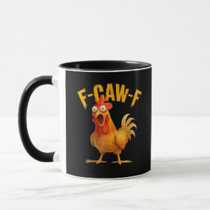 Kyckling F-Caw-F Klassisk Cool Unik Mugg