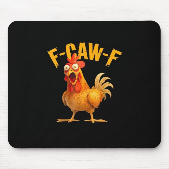 Kyckling F-Caw-F Klassisk Cool Unik Musmatta (Framsidan)