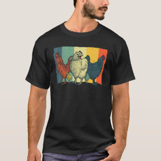 Kyckling för män kvinnor Tupp Gårdsdjur Kyckling T Shirt