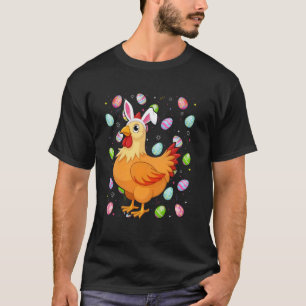 Kyckling Glad Påskäggjakt Kaninöra Kyckling Ea T Shirt