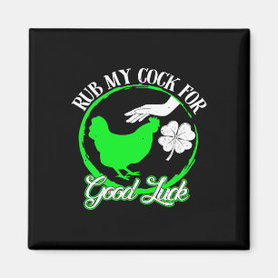 Kyckling Gnid Mig För Lycka St Patricks Day Magnet