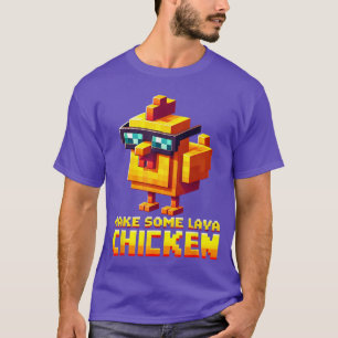 Kyckling Gör Någon Piel Konst Roligt Spel Humor Me T Shirt