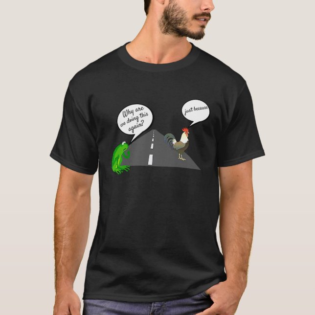 Kyckling Groda  Korsnings Gåta T Shirt (Framsida)