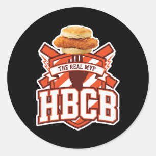 Kyckling, Hbcb The Real Mvp Kyckling Sandwich Dge  Runt Klistermärke