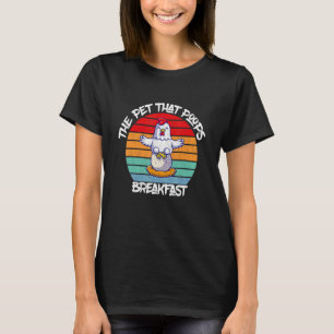 Kyckling Husdjuret Som Bajsar Frukost För Kyckling T Shirt