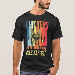 Kyckling Husdjuret Som Bajsar Frukost T Shirt