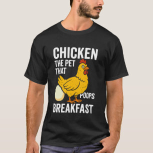 Kyckling Husdjuret Som Bajsar Frukost T Shirt