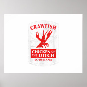 Kyckling i Ditch orsakar Kräftor Boil Poster