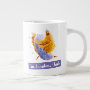 Kyckling i en tutu jumbo mugg