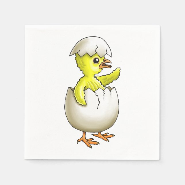 Kyckling i Påsk Pappersservett (Framsidan)