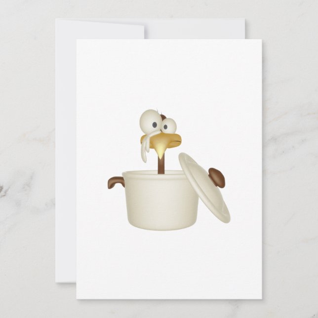 Kyckling i Soppa Inbjudningar (Framsida)