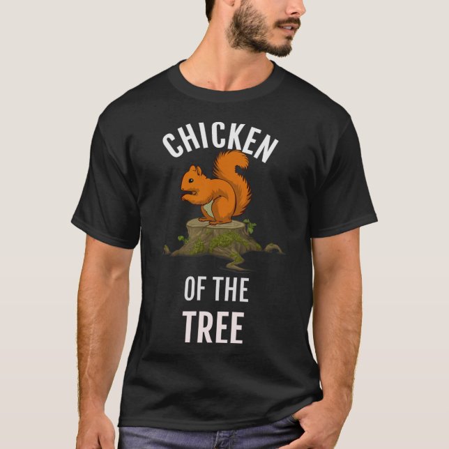 Kyckling i Träd T Shirt (Framsida)