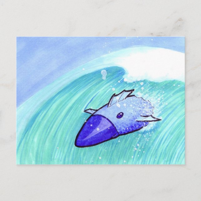 Kyckling i Vatten vykort (Framsida)