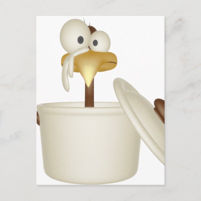 Kyckling i vykort för Soppa (Framsida)