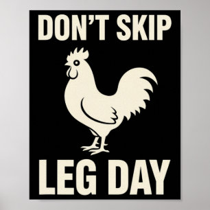 Kyckling, jag lever inte genom att hoppa över ben- poster