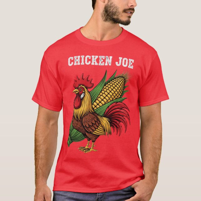Kyckling Joe med Majs T Shirt (Framsida)