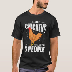 Kyckling  Jordbruk Gård Fågel Djur Jordbrukare Kyc T Shirt