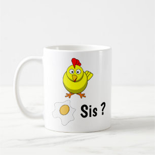 Kyckling Känner Igen Systerägg Kaffemugg