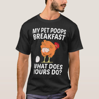 Kyckling Kappa Min Katt Pallar Frukost Vad Gör Din T Shirt