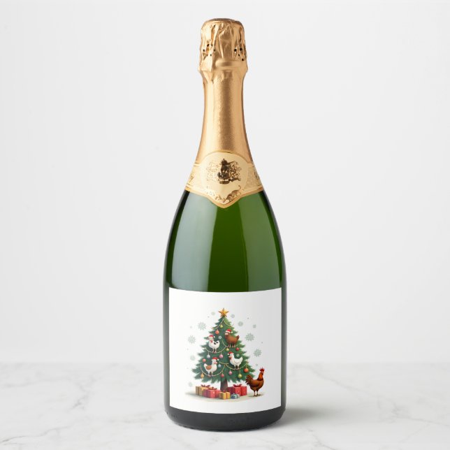 Kyckling Ko Get Häst Gård Djur Bonde Jul (Framsida)