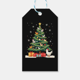 Kyckling Ko Get Häst Gård Djur Bonde Jul Presentetikett