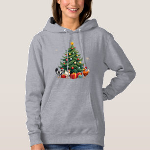 Kyckling Ko Get Häst Gård Djur Bonde Jul T Shirt