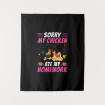 Kyckling Konst Min Kyckling Åt Mitt Läxor