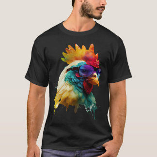 kyckling kyckling solglasögon semester kyckling fa t shirt