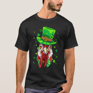 Kyckling Leprechaun St Patricks Day Pojkar Flickor T Shirt