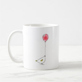 Kyckling med ballongskiss kaffemugg