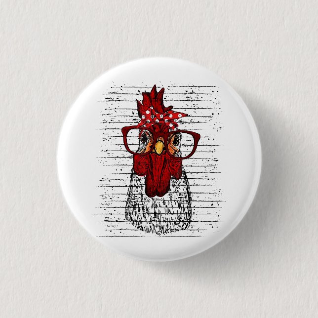 Kyckling med bandanalband och glas söta knapp (Framsida)