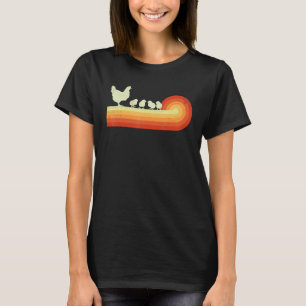 Kyckling med kycklingar Retro Vintage 60-70-tal So T Shirt