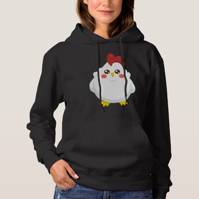kyckling mönster t shirt (Framsida)