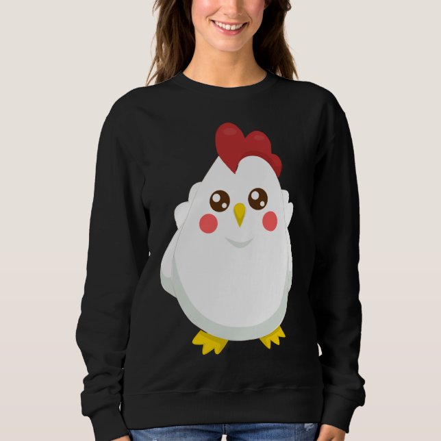 kyckling mönster t shirt (Framsida)